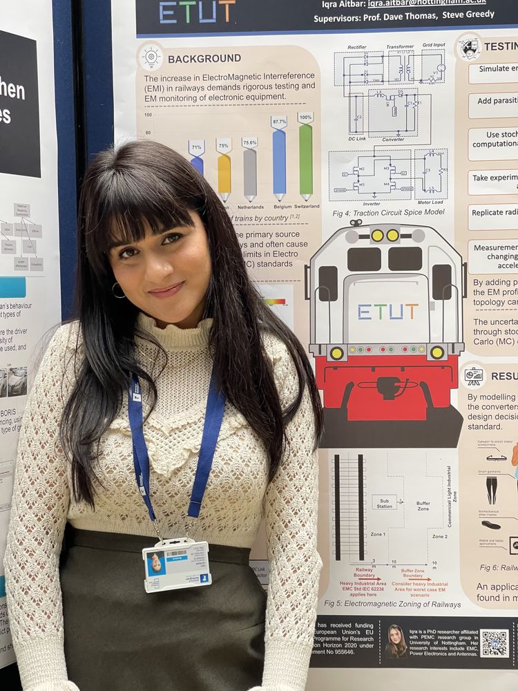 Iqra with ETUT Poster at Conference